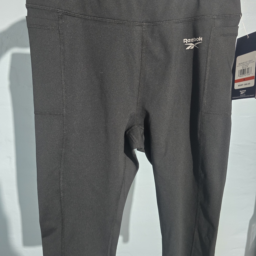 NWT Reebok Womens Black Leggings